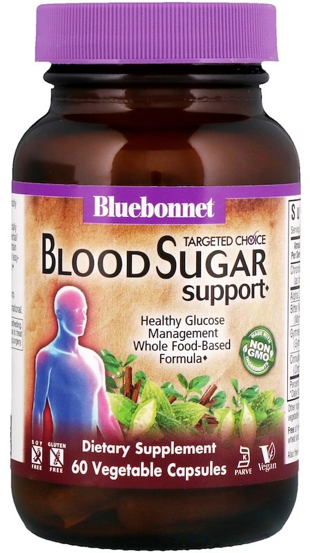 Акція на Bluebonnet Nutrition, Targeted Choice, Blood Sugar Support, 60 Vegetable Capsules (2016) від Stylus