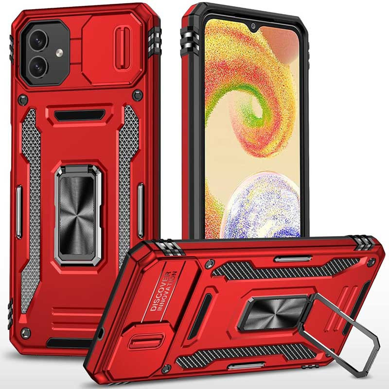 

Mobile Case Camshield Army Ring Red for Samsung A055 Galaxy A05