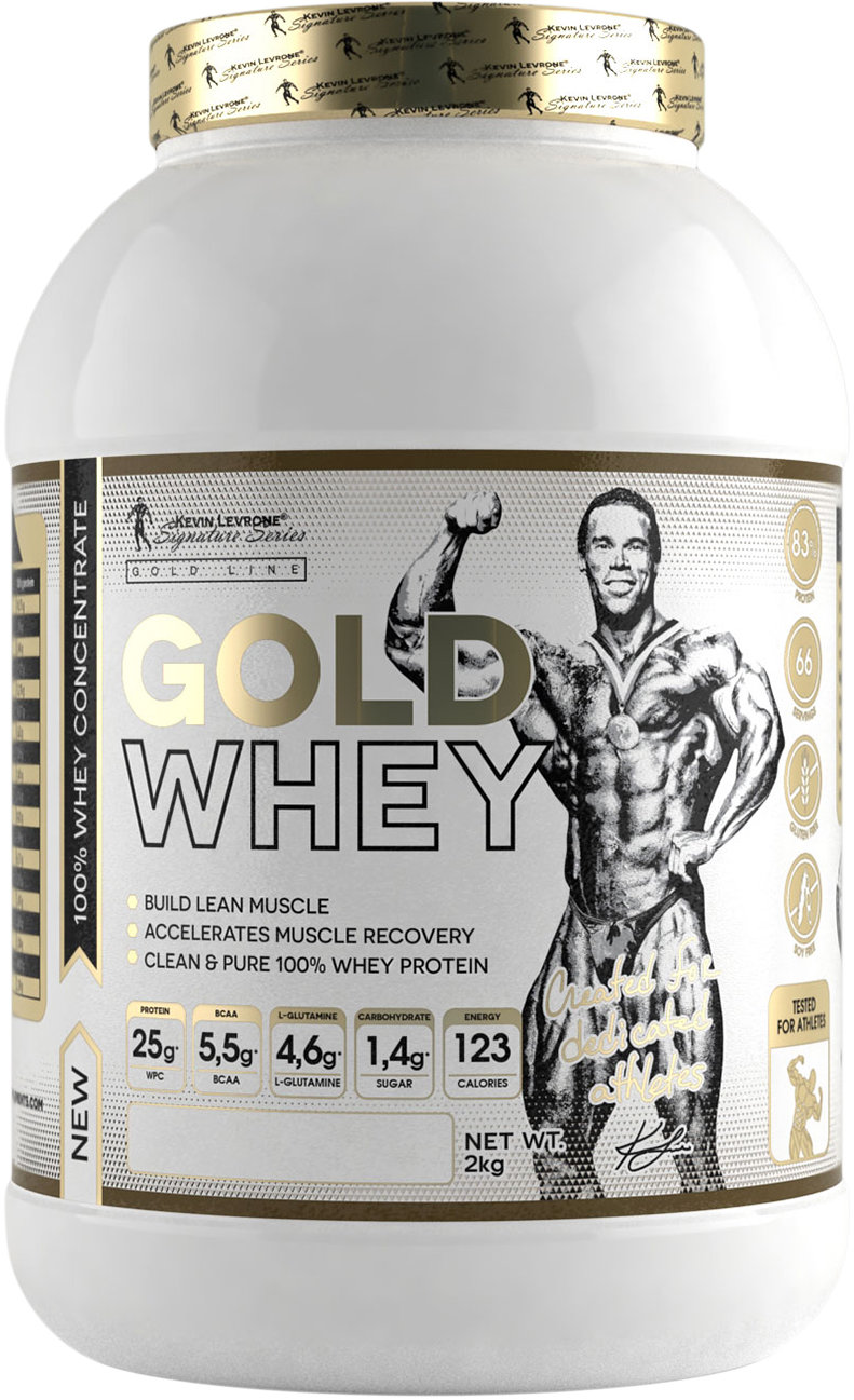 

Kevin Levrone Gold Whey 2000 g /66 servings/ Strawberry Banana