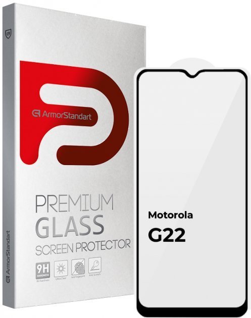 

ArmorStandart Tempered Glass Full Glue Black for Motorola G22 (ARM65483)