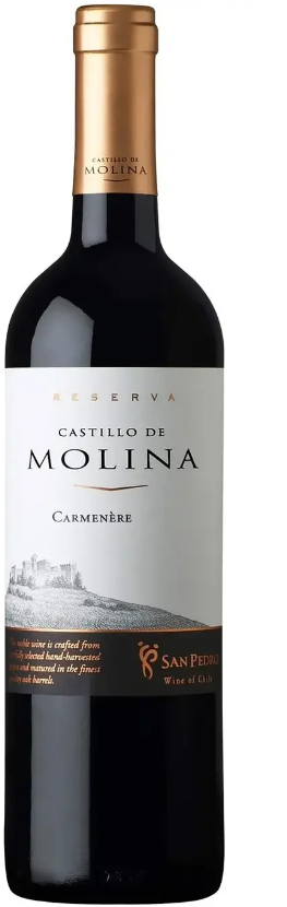 

Вино Castillo de Molina Carmenere червоне сухе 11.5-14% 0.75 л (WNF7804300122959)