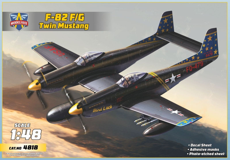 Акція на Винищувач ModelSvit F-82F/G Twin Mustang від Y.UA