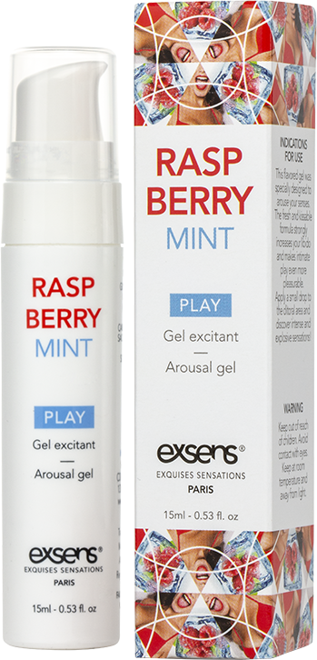 

Стимулирующий гель Exsens Kissable Raspberry Mint 15мл