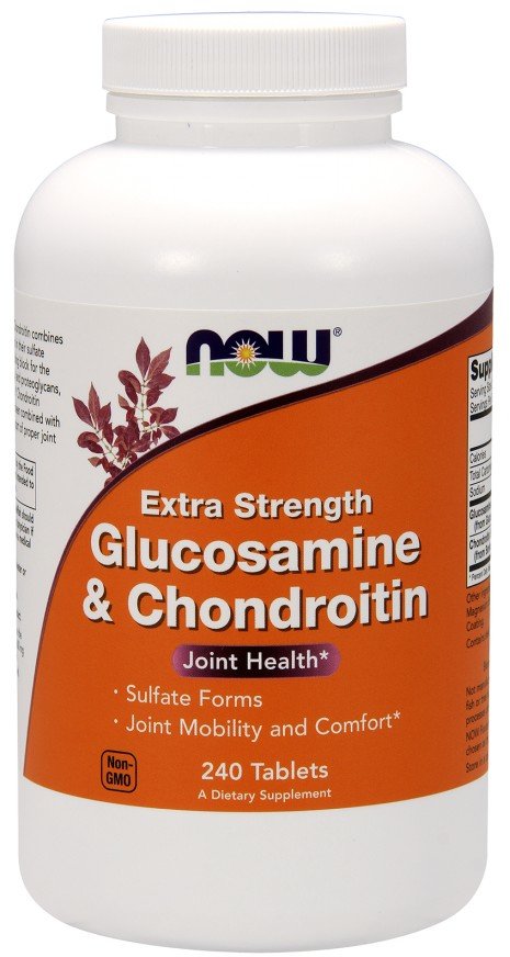 Акція на Now Foods Glucosamine & Chondroitin Extra Strength Tablets 240 tabs від Stylus