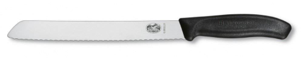 Акція на Кухонный нож Victorinox SwissClassic Bread 21 см Black (68633.21B) від Stylus