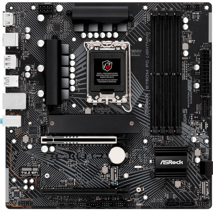 Акція на ASRock B760M Pg Lightning від Stylus