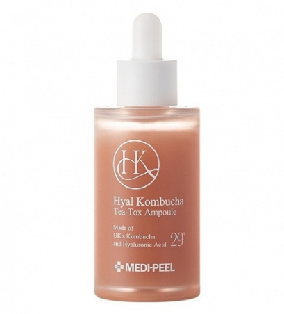 Акція на Medi-Peel Hyal Kombucha Tea-Tox Ampoule Сыворотка для повышения эластичности кожи 50 ml від Stylus