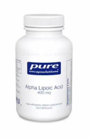 Акція на Pure Encapsulations Alpha Lipoic Acid 400 mg Альфа-липоевая кислота 120 капсул від Stylus