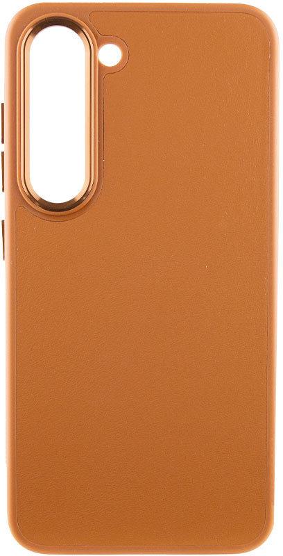 

Tpu Case Bonbon Leather Metal Style Brown for Samsung S911 Galaxy S23