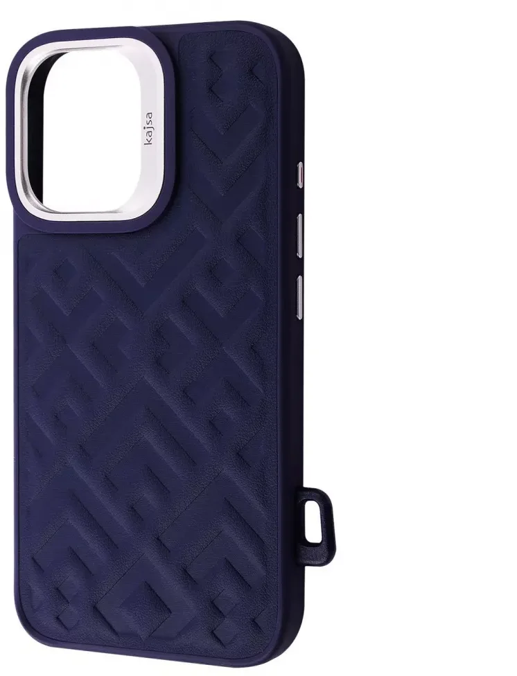 

Kajsa Rhombus Collection with Magnetic Ring Blue for iPhone 16 Pro Max