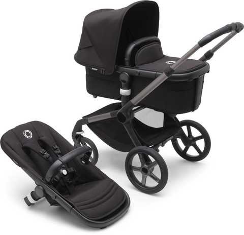 

Универсальная коляска Bugaboo Fox 5 2 в 1 Graphite/Midnight Black (100051055)