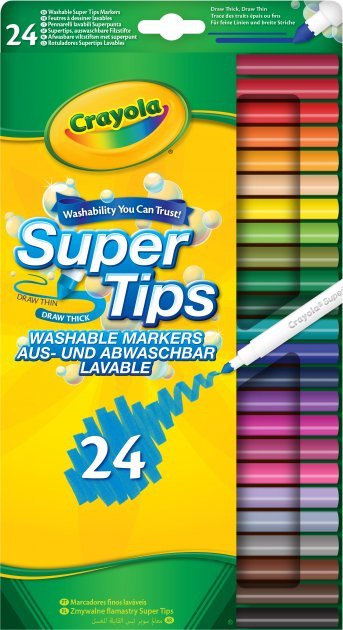 

Crayola Набор фломастеров Crayola Washable 24 шт (256337.024)