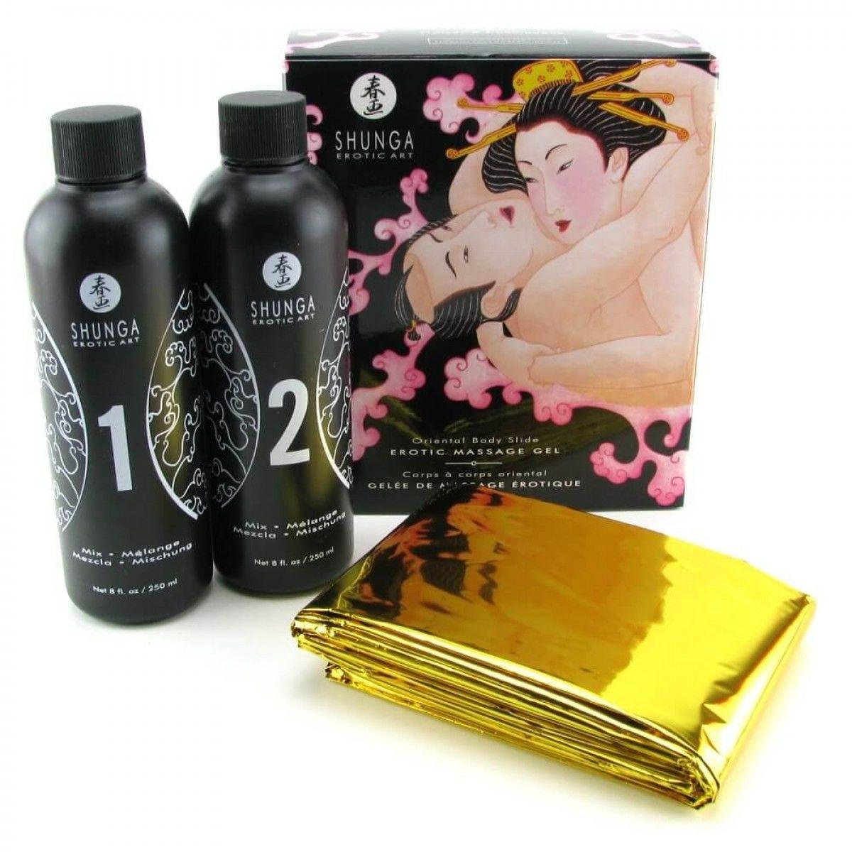 

Гель для массажа Shunga Oriental BODY-TO-BODY - Sparkling Strawberry Wine (2 x 225 мл)