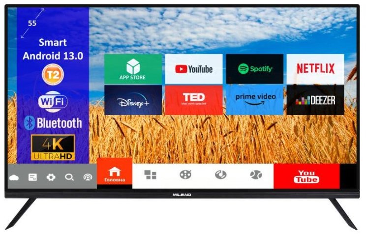 Акція на Milano 55UHDT2S1323 від Stylus