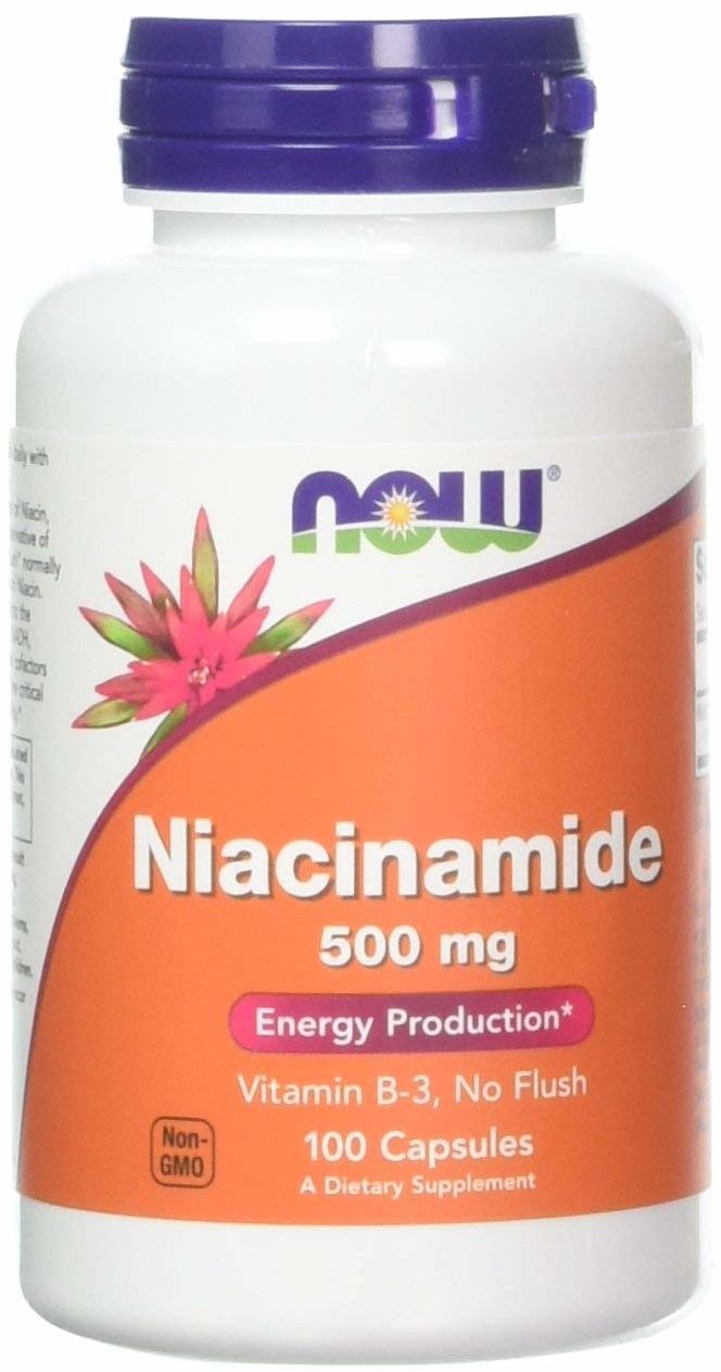 

Now Foods Niacinamide 500 mg Capsules 100 caps