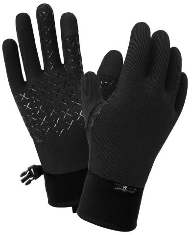 Акція на Чоловічі рукавички DexShell StretchFit Gloves чорні водонепроникні M (DG90906BLKM) від Y.UA