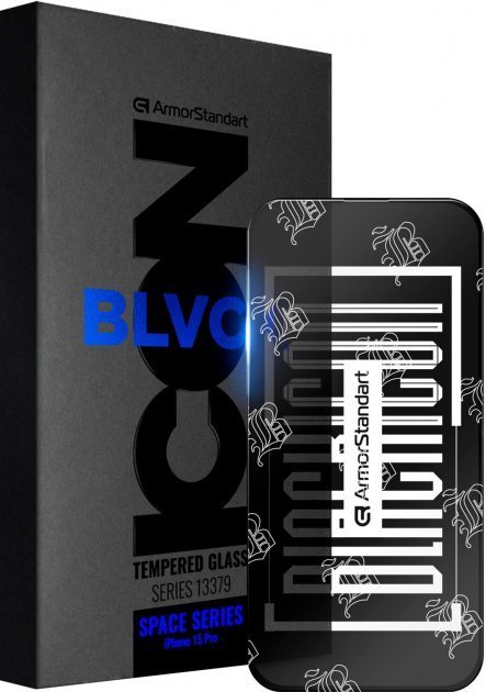 

ArmorStandart Tempered Glass Space Icon Black для iPhone 15 Pro (ARM68227)