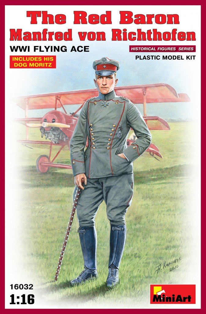 

Сборная модель MiniArt Red Baron. Manfred von Richthofen.WW1 Flying Ace (MA16032)