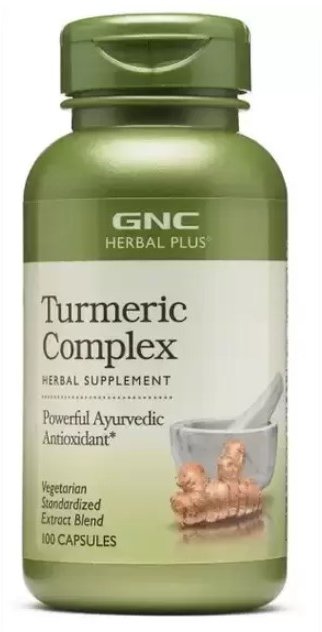 

Gnc Herbal Plus Turmeric Complex Корінь Куркуми 100 капсул