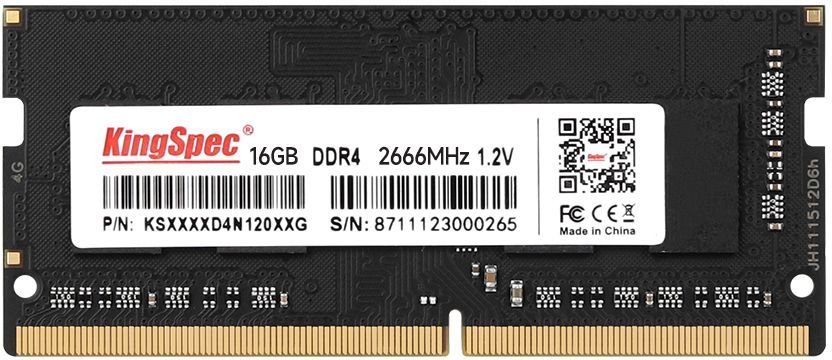 

KingSpec 16 Gb SO-DIMM DDR4 2666 MHz (KS2666D4N12016G)