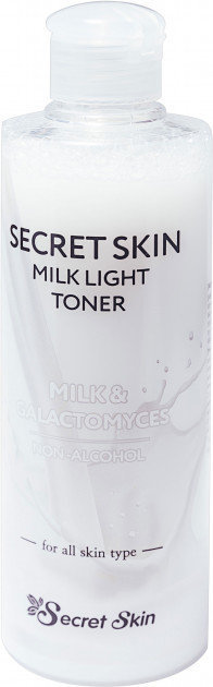 

Secret Skin Milk Light Toner Осветляющий тонер для лица с молочными протеинами 250 ml