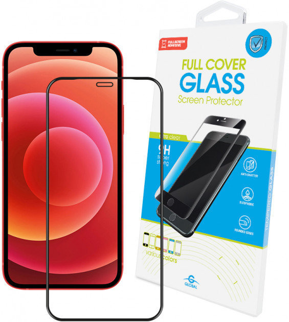 

Global Tempered Glass Full Glue Black for iPhone 12 Pro Max