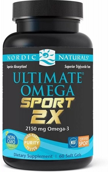 

Nordic Naturals Ultimate Omega 2X 2150 mg Омега 2X спорт 60 капсул