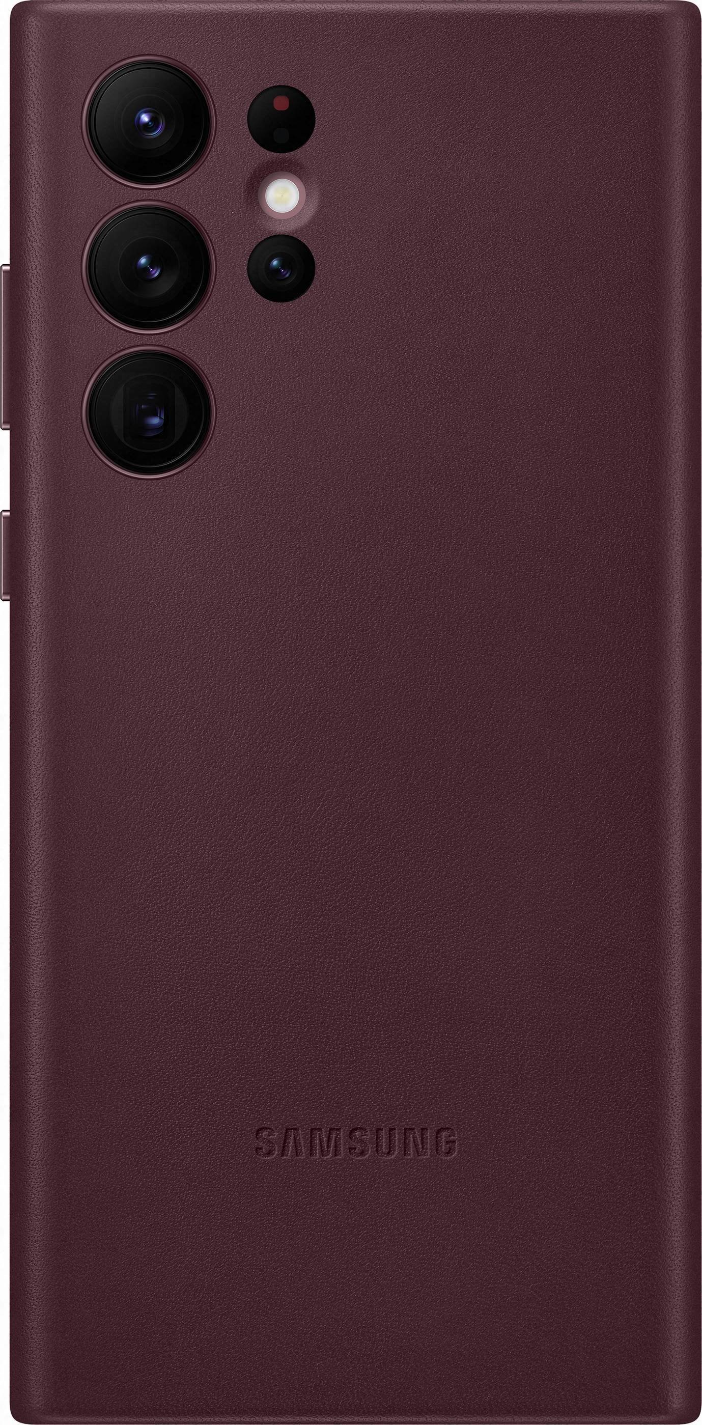 

Samsung Leather Cover Burgundy (EF-VS908LEEGRU) for Samsung S908 Galaxy S22 Ultra