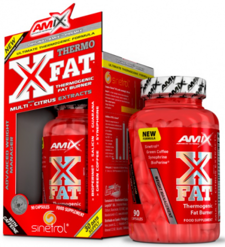 

Amix Xfat Thermogenic Fat Burner 90 capsules/30 serving/Unflavored