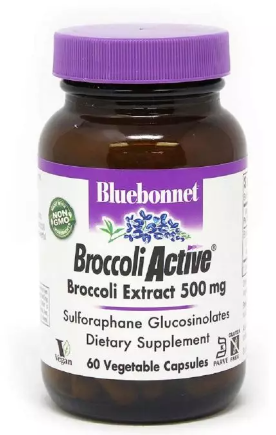 

Bluebonnet Nutrition Broccoli Active Экстракт Брокколи 500 мг 60 вегетарианских капсул