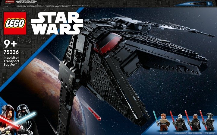 

Конструктор Lego Star Wars Транспортний корабель інквізиторів Коса 924 деталі (75336)