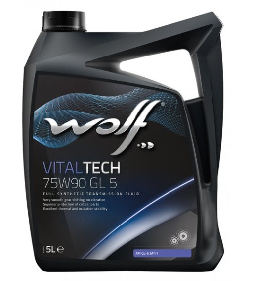 Акція на Трансмиссионное масло Wolf Vitaltech 75W90 Gl 5 5л від Stylus