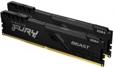 

Kingston Fury 32 Gb (2x16GB) DDR4 3200 MHz Beast Black (KF432C16BBK2/32)