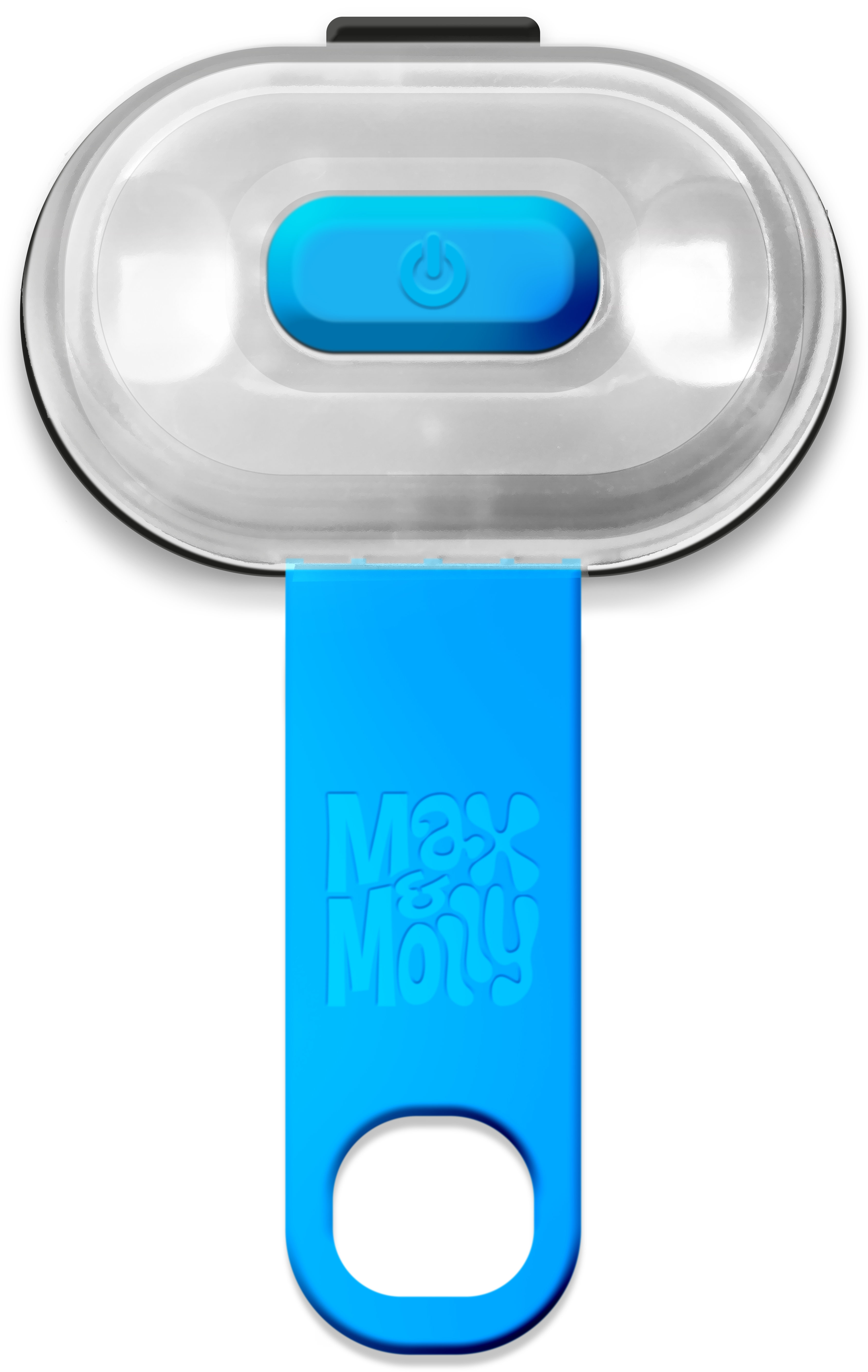 

Фонарик светодиодный для собак Max & Molly Urban Pets Matrix Ultra Led - Safety light-Sky Blue/Cube Голубой (4894512014589)