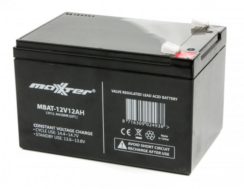 

Maxxter 12V 12AH (MBAT-12V12AH)