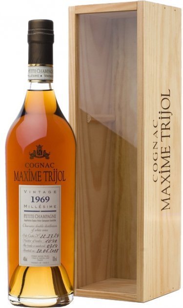 Акція на Коньяк Maxime Trijol cognac Petite Champagne Vintage 1969 0.7л 40% (MAR3544680022541) від Stylus