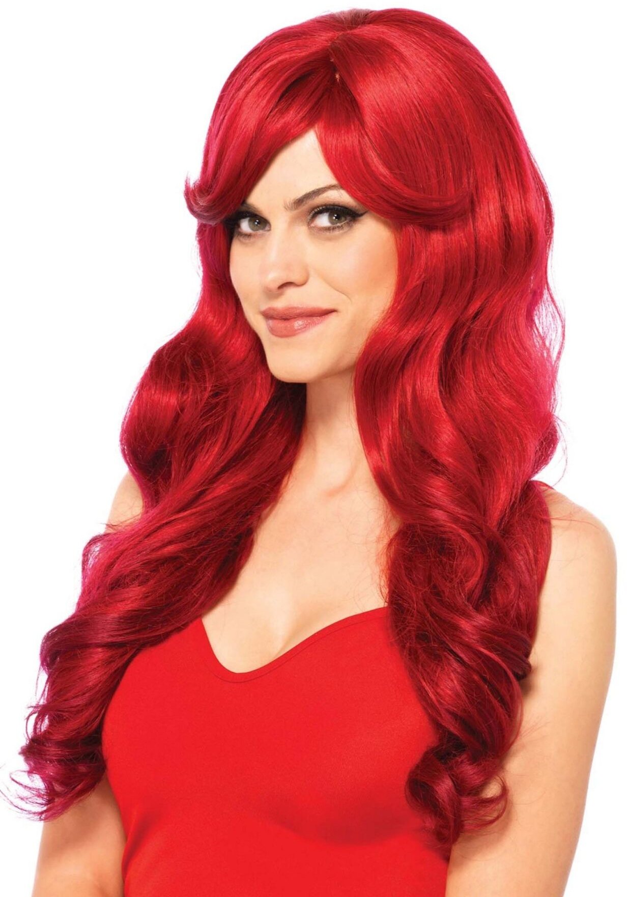 

Перука Leg Avenue Long Wavy Wig red