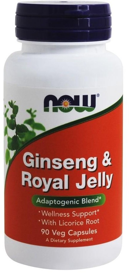 Акція на Now Foods Ginseng & Royal Jelly 90 veg caps (Женьшень + маточное молочко) від Stylus