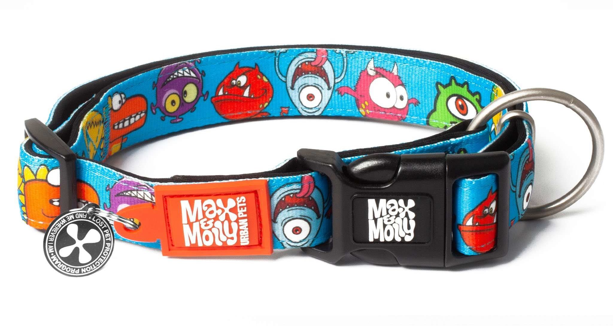 Акція на Ошейник для собак Max & Molly Urban Pets Smart Id Collar - Little Monsters/XS 22-35 см (4894512021068) від Stylus