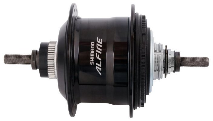 

Втулка задняя Shimano SG-S7001-11, Alfine 11-скор. 32отв, 135X187мм Center LOCK, черный Oem (KSGS700111BL)