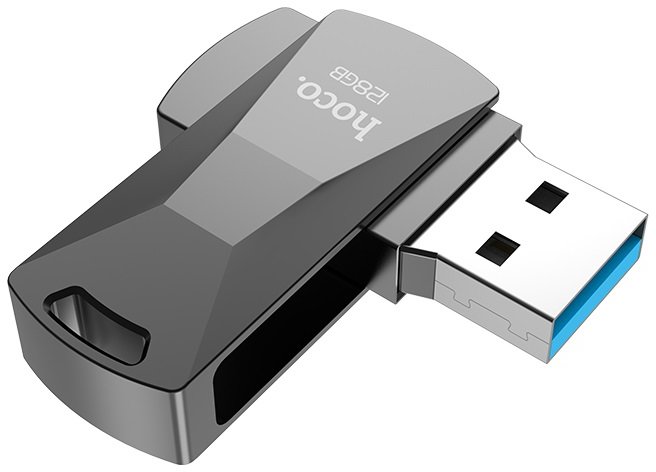 Акція на Hoco 128Gb UD5 Usb 3.0 Wisdom Black від Stylus