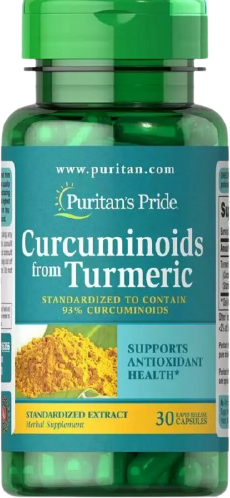 

Puritan's Pride Curcuminoids from Turmeric 500 mg куркуміноїди з куркуми 30 капсул