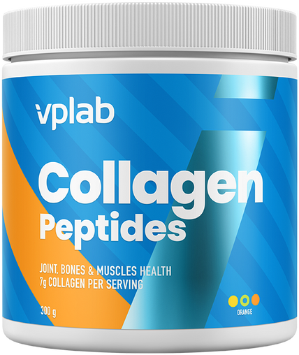 Акція на VPLab Collagen Peptides Коллагеновые пептиды со вкусом апельсина 300 г від Stylus