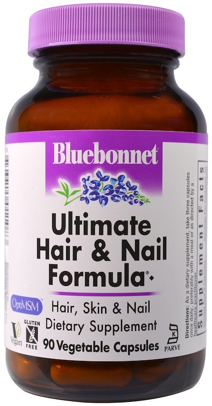 

Bluebonnet Nutrition, Ultimate Hair & Nail Formula, 90 Veggie Caps (1108)