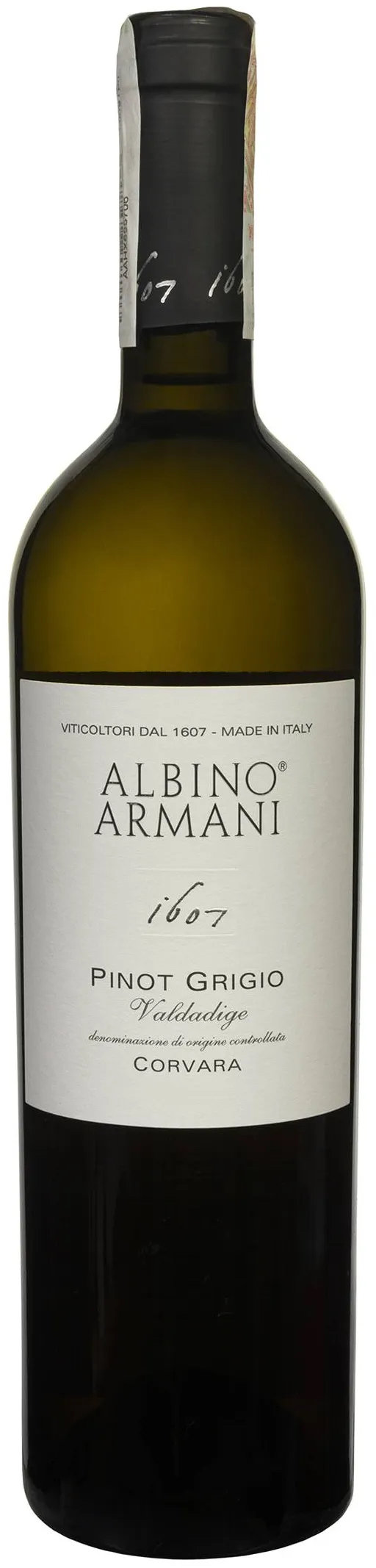 Акція на Вино Albino Armani Pinot Grigio Valdadige Corvara DOC, белое сухое, 12.5% 0.75л (MAR8022592705004) від Stylus