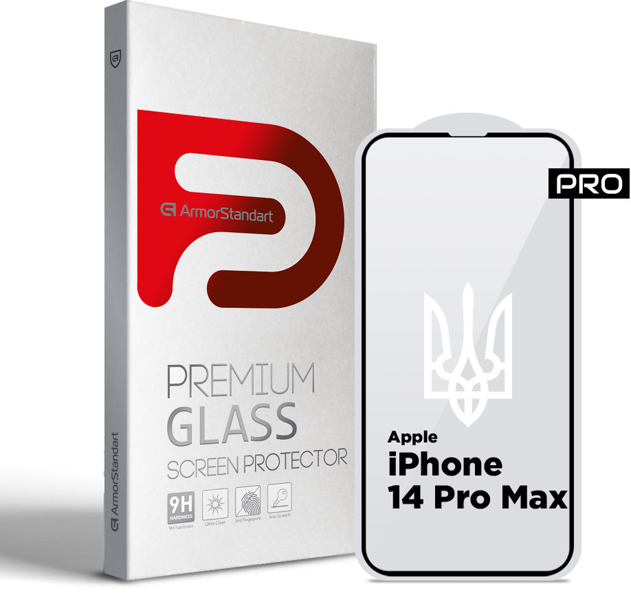 

ArmorStandart Tempered Glass Pro 3D Le Black для iPhone 14 Pro Max (ARM65656)