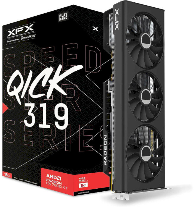 Акція на Xfx Speedster Qick 319 Radeon Rx 7800 Xt Core Edition (RX-78TQICKF9) від Stylus