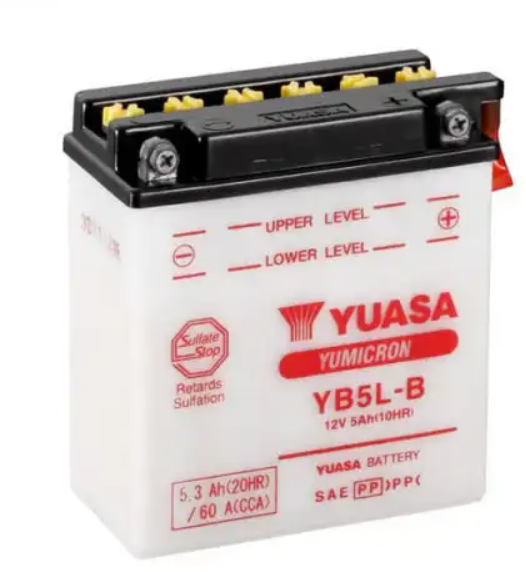 Акція на Мотоциклетный аккумулятор 12В Yuasa YB5L-B від Stylus