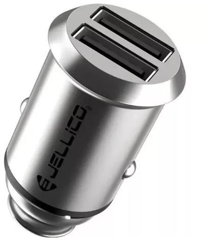 Акція на Jellico Car Charger MQC-51 2xUSB 30W Silver від Stylus