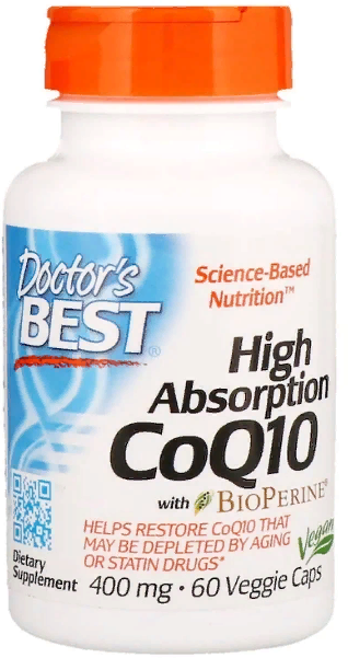 Акція на Doctor's Best, High Absorption CoQ10 with BioPerine, 400 mg, 60 Veggie Caps (DRB-00157) від Stylus